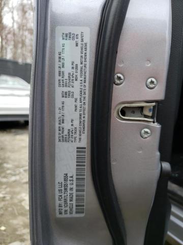 1C6RR7LT5MS518554 - 2021 RAM 1500 CLASS SLT ვერცხლისფერი ფოტო 12