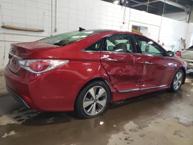 KMHEC4A47CA047719 - 2012 HYUNDAI SONATA HYBRID RED photo 3