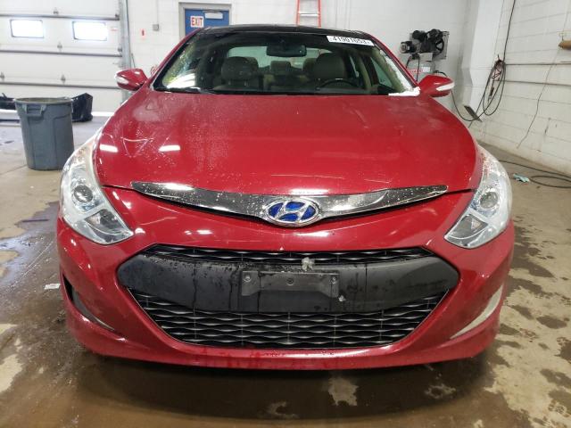 KMHEC4A47CA047719 - 2012 HYUNDAI SONATA HYBRID RED photo 5