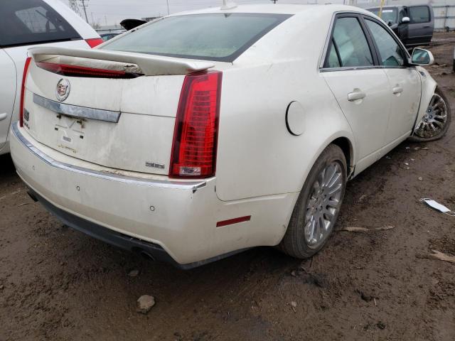 1G6DS5EV9A0142591 - 2010 CADILLAC CTS PREMIUM COLLECTION WHITE photo 3