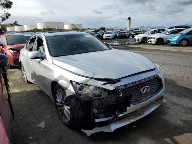 JN1EV7AP3JM356418 - 2018 INFINITI Q50 LUXE SILVER photo 4