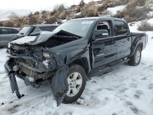 5TFLU4EN9FX143722 - 2015 TOYOTA TACOMA DOUBLE CAB BLACK photo 1