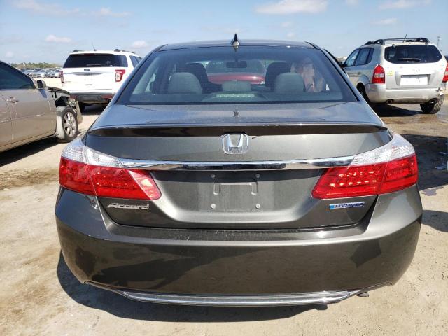 1HGCR6F30EA007072 - 2014 HONDA ACCORD HYBRID GREEN photo 6