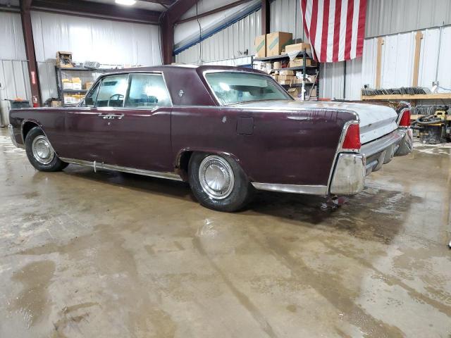 4Y82N424616 - 1964 LINCOLN CONTINENTL PURPLE photo 2