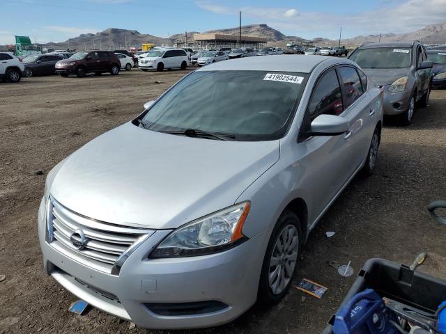 3N1AB7AP1EL689661 - 2014 NISSAN SENTRA S SILVER photo 1