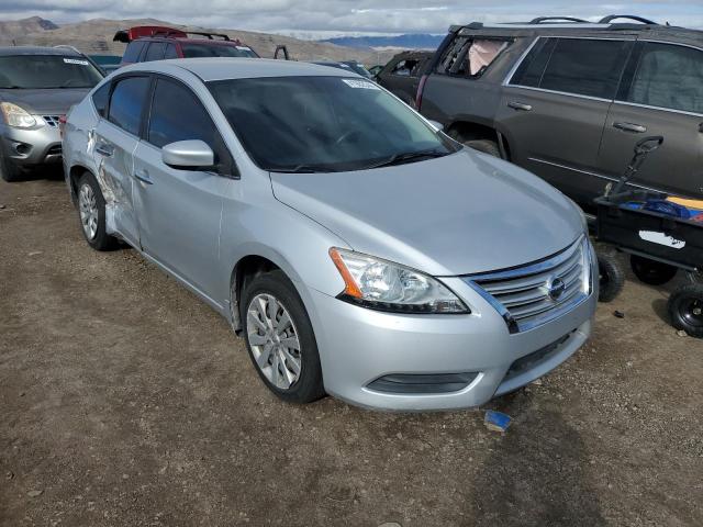 3N1AB7AP1EL689661 - 2014 NISSAN SENTRA S SILVER photo 4