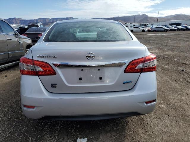 3N1AB7AP1EL689661 - 2014 NISSAN SENTRA S SILVER photo 6