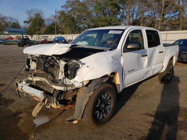 3TMJU62N07M037139 - 2007 TOYOTA TACOMA DOUBLE CAB PRERUNNER WHITE photo 1