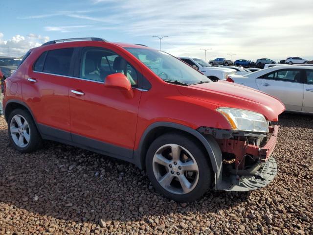 3GNCJNSB6FL205928 - 2015 CHEVROLET TRAX LTZ RED photo 4