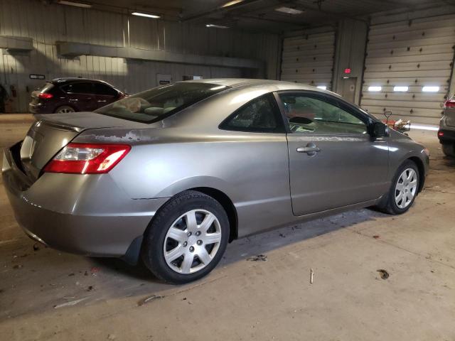 2HGFG12698H518131 - 2008 HONDA CIVIC LX GRAY photo 3