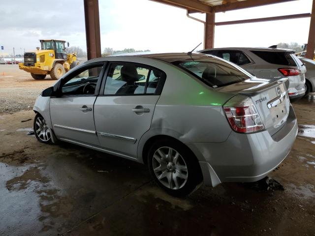 3N1AB6AP3CL755523 - 2012 NISSAN SENTRA 2.0 SILVER photo 2