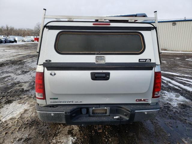 3GTP2VE38BG281049 - 2011 GMC SIERRA K1500 SLE SILVER photo 6