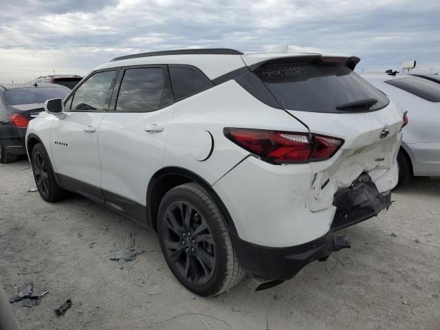 3GNKBERS5KS694577 - 2019 CHEVROLET BLAZER RS WHITE photo 2