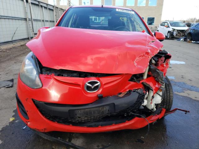 JM1DE1KZ7E0180685 - 2014 MAZDA MAZDA2 SPORT RED photo 5