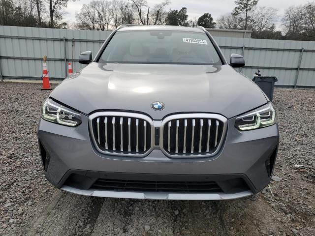 5UX43DP05P9S93646 - 2023 BMW X3 SDRIVE30I GRAY photo 5