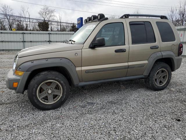 1J4GL38K35W500911 - 2005 JEEP LIBERTY RENEGADE TAN photo 1