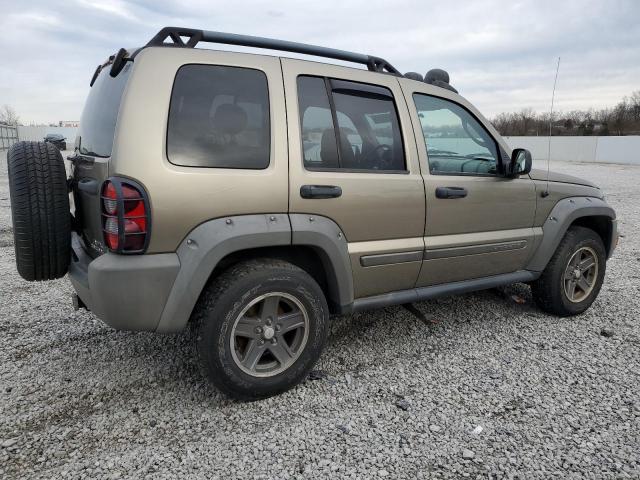 1J4GL38K35W500911 - 2005 JEEP LIBERTY RENEGADE TAN photo 3