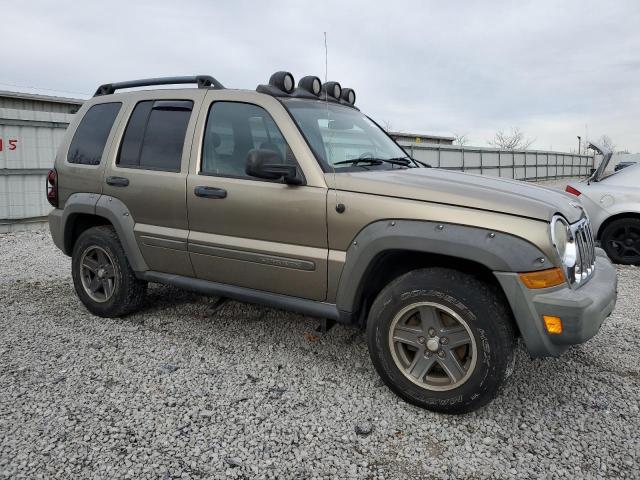 1J4GL38K35W500911 - 2005 JEEP LIBERTY RENEGADE TAN photo 4