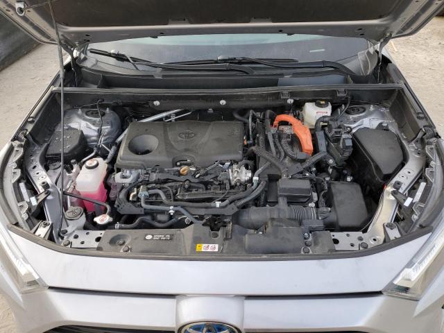 4T3RWRFV7NU055559 - 2022 TOYOTA RAV4 XLE SILVER photo 11