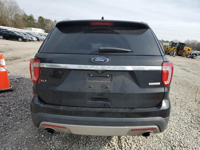 1FM5K7DH5HGC17230 - 2017 FORD EXPLORER XLT BLACK photo 6