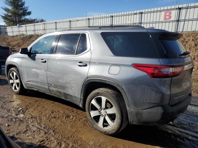 1GNEVHKW3KJ280556 - 2019 CHEVROLET TRAVERSE LT GRAY photo 2