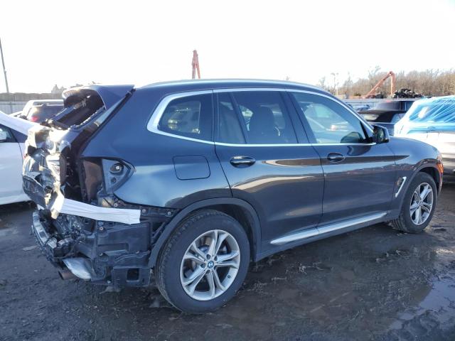 5UXTY5C02M9D88110 - 2021 BMW X3 XDRIVE30I GRAY photo 3