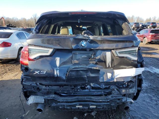 5UXTY5C02M9D88110 - 2021 BMW X3 XDRIVE30I GRAY photo 6