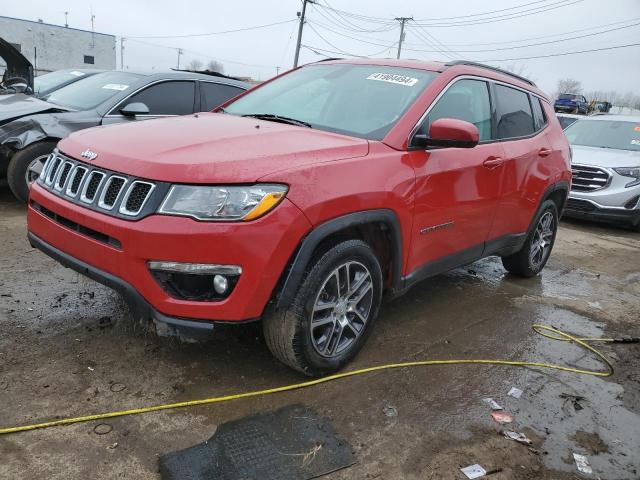 3C4NJCBB8JT461261 - 2018 JEEP COMPASS LATITUDE RED photo 1