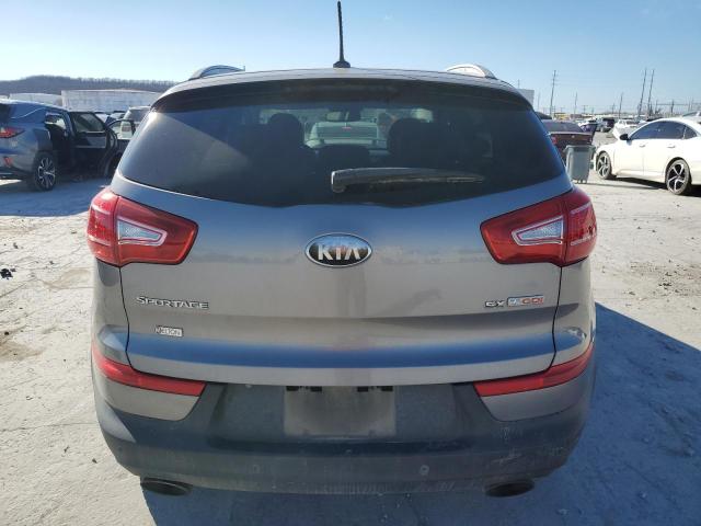 KNDPCCA60D7461271 - 2013 KIA SPORTAGE SX SILVER photo 6