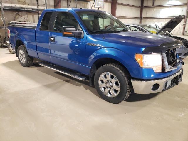 1FTFX1CF8EKE77900 - 2014 FORD F150 SUPER CAB BLUE photo 4