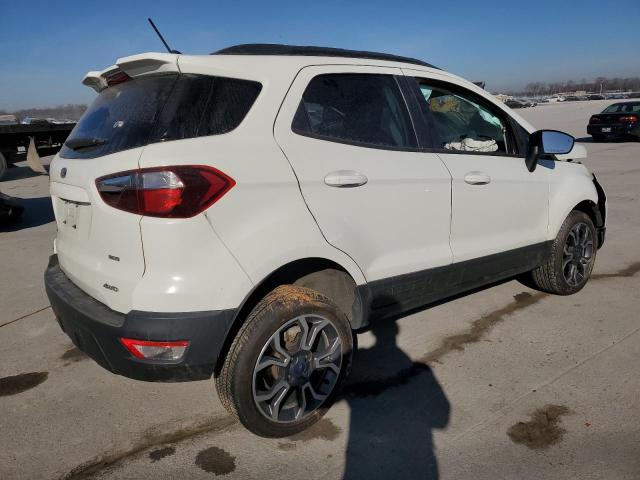 MAJ6S3JL2KC279487 - 2019 FORD ECOSPORT SES WHITE photo 3