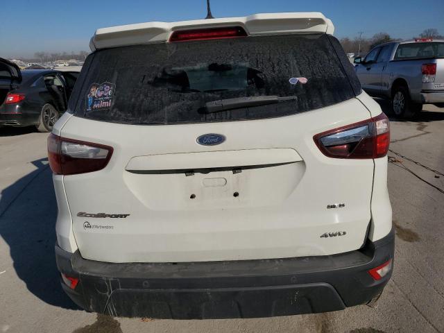 MAJ6S3JL2KC279487 - 2019 FORD ECOSPORT SES WHITE photo 6