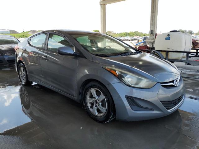 5NPDH4AE2EH459195 - 2014 HYUNDAI ELANTRA SE GRAY photo 4