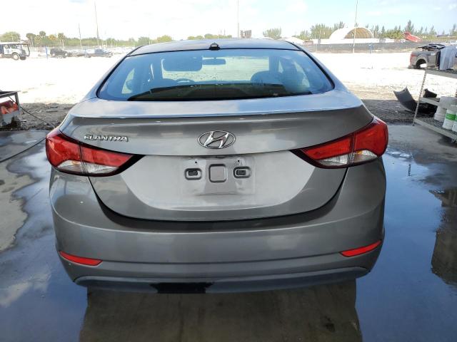 5NPDH4AE2EH459195 - 2014 HYUNDAI ELANTRA SE GRAY photo 6