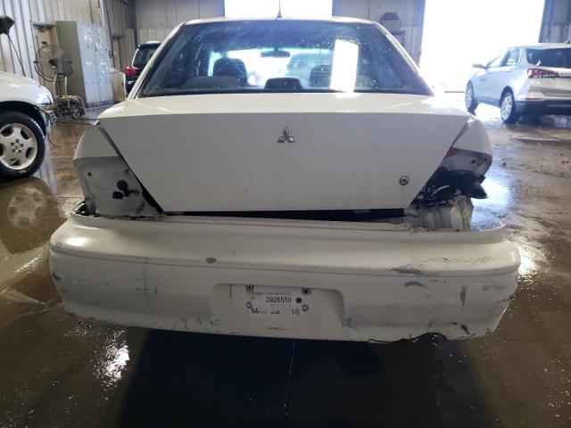 JA3AJ26EX2U077548 - 2002 MITSUBISHI LANCER ES WHITE photo 6