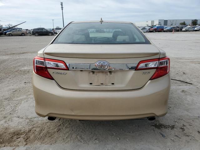 4T1BK1FK6CU514591 - 2012 TOYOTA CAMRY SE GOLD photo 6