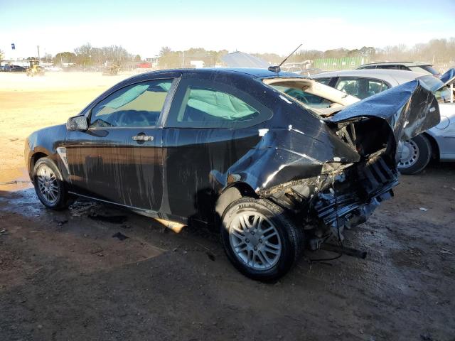 1FAHP33N98W181332 - 2008 FORD FOCUS SE BLACK photo 2