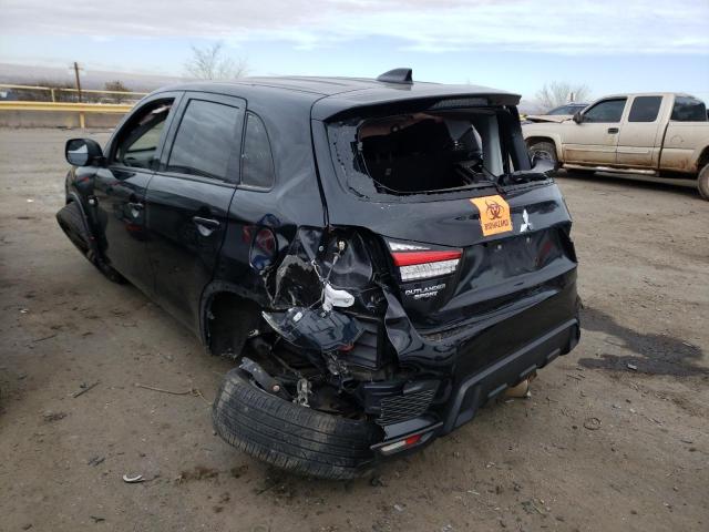 JA4AP3AU4LU011142 - 2020 MITSUBISHI OUTLANDER ES შავი ფოტო 2