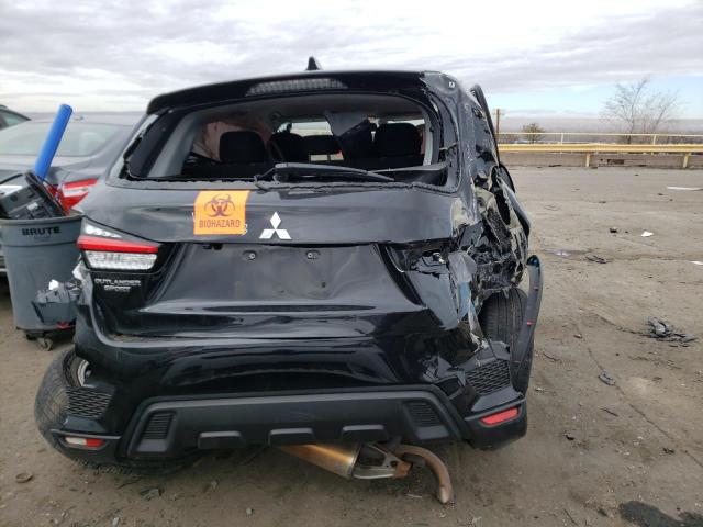 JA4AP3AU4LU011142 - 2020 MITSUBISHI OUTLANDER ES შავი ფოტო 6