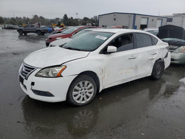 3N1AB7AP5FY332908 - 2015 NISSAN SENTRA S WHITE photo 1