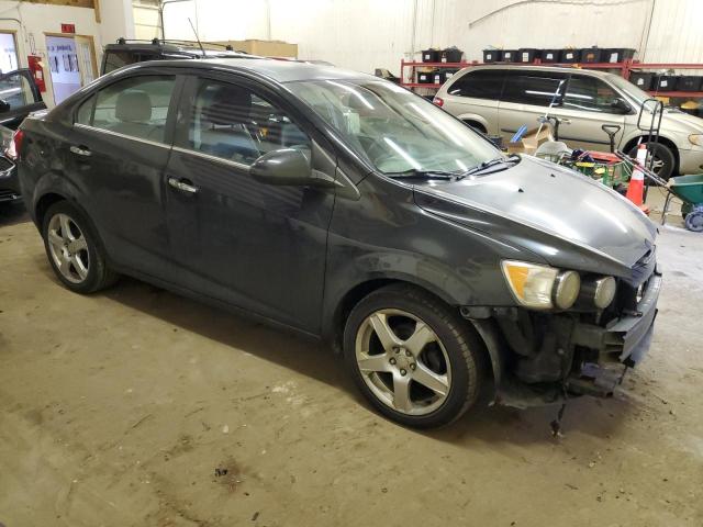 1G1JE5SH5D4174210 - 2013 CHEVROLET SONIC LTZ BLACK photo 4