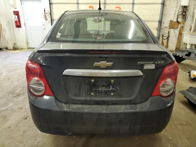 1G1JE5SH5D4174210 - 2013 CHEVROLET SONIC LTZ BLACK photo 6