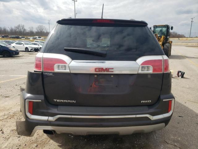 2GKFLVEKXG6156027 - 2016 GMC TERRAIN DENALI BLACK photo 6