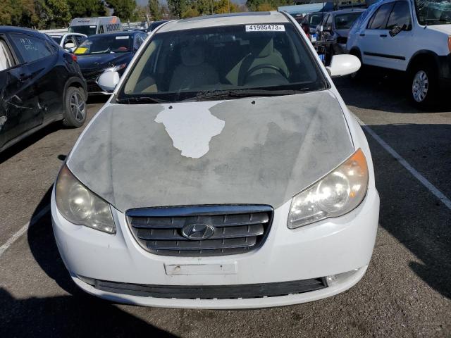 KMHDU46D39U662650 - 2009 HYUNDAI ELANTRA GLS WHITE photo 5