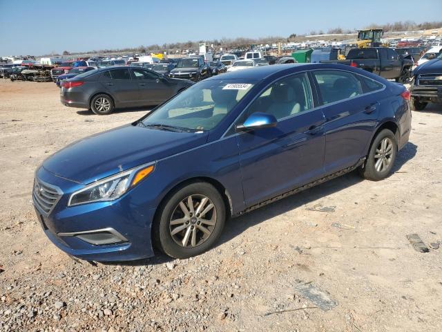 5NPE24AF7HH576032 - 2017 HYUNDAI SONATA SE BLUE photo 1