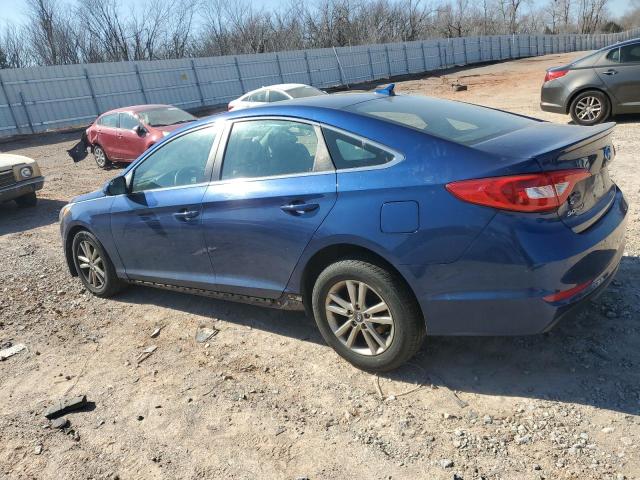 5NPE24AF7HH576032 - 2017 HYUNDAI SONATA SE BLUE photo 2