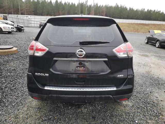 KNMAT2MV7GP651592 - 2016 NISSAN ROGUE S BLACK photo 6