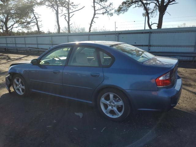 4S3BL616987213943 - 2008 SUBARU LEGACY 2.5 BLUE photo 2