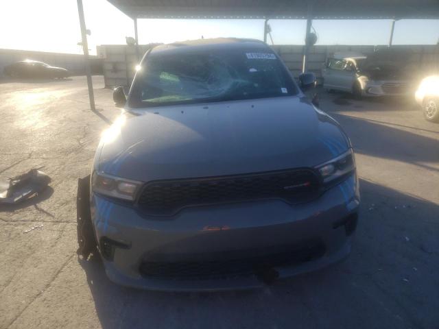 1C4RDJDGXMC715591 - 2021 DODGE DURANGO GT GRAY photo 5