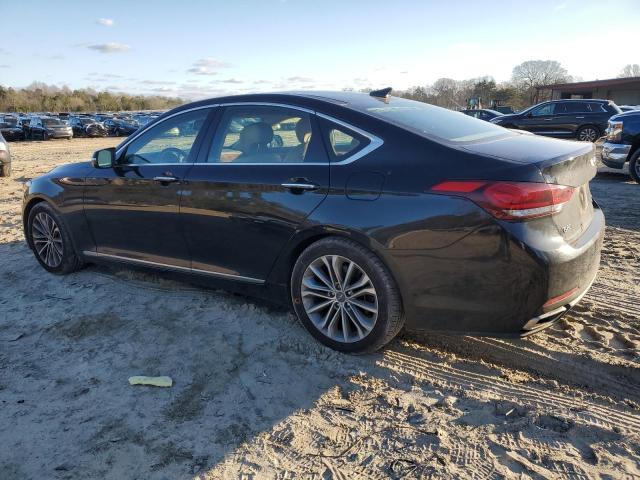 KMHGN4JE0HU192523 - 2017 GENESIS G80 BASE BLACK photo 2